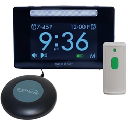 Serene Innovations CentralAlert CA360Q Alarm Clock Receiver + Doorbell + Bed Shaker Kit