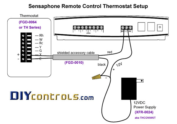 XFR-0024 (TH-CONNKIT): Connection Kit for Sensaphone/Aube ... 4 way switch wiring diagram pool pump 